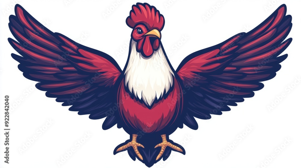 Obraz premium vector chicken logo 