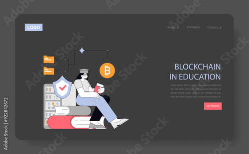 education. Flat Vector Illustration