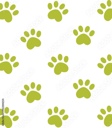 Cat Footprints Pattern