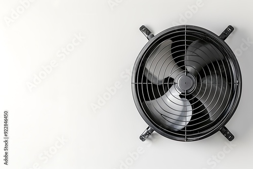 Exhaust fan isolated on white background.