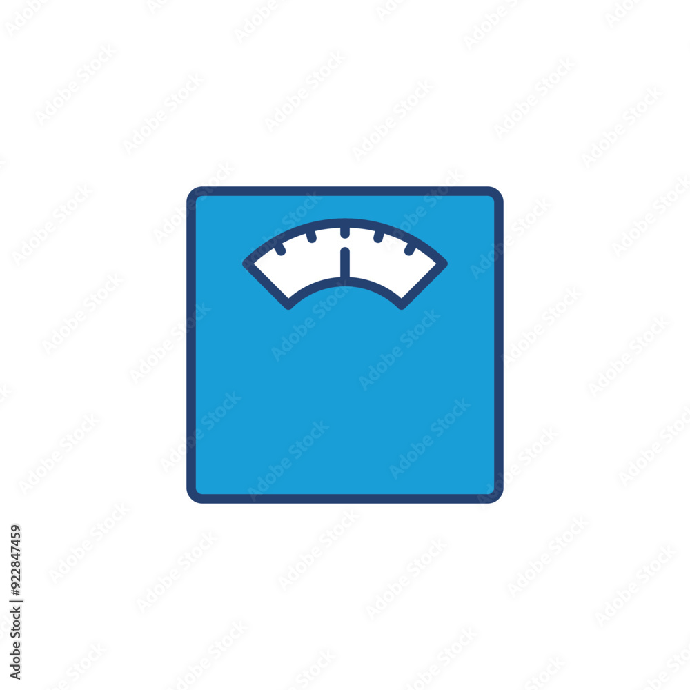Fototapeta premium Scales icon vector. Weight scale icon