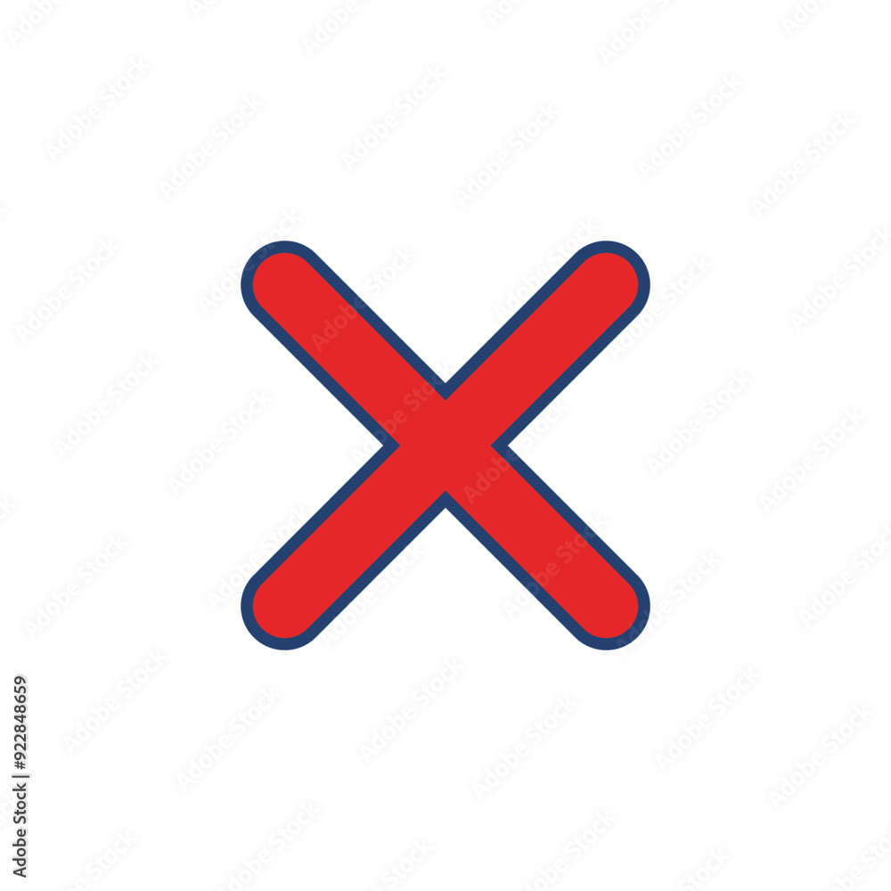 Close vector icon. Delete icon vector. cross sign Close vector icon. Delete icon vector. cross sign