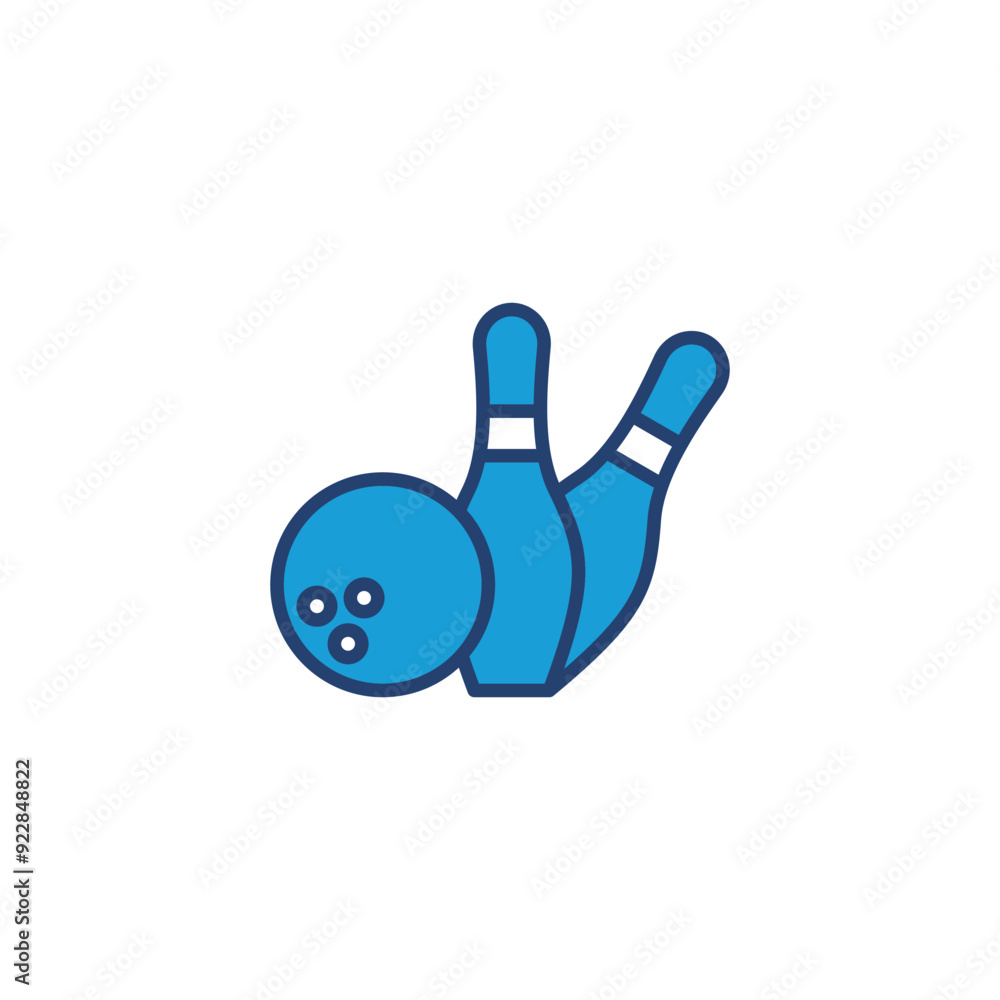 Bowling icon vector. bowling ball and pin icon. bowling pins Bowling icon vector. bowling ball and pin icon. bowling pins