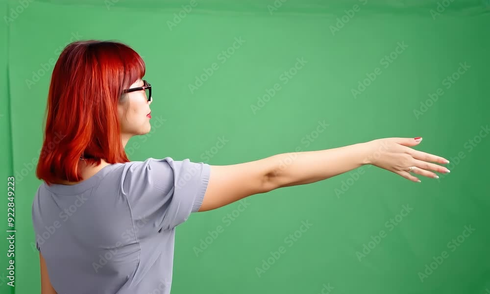 Side Profile of Woman with Red Hair and Glasses with ai generated.
Side Profile of Woman with Red Hair and Glasses with ai generated.