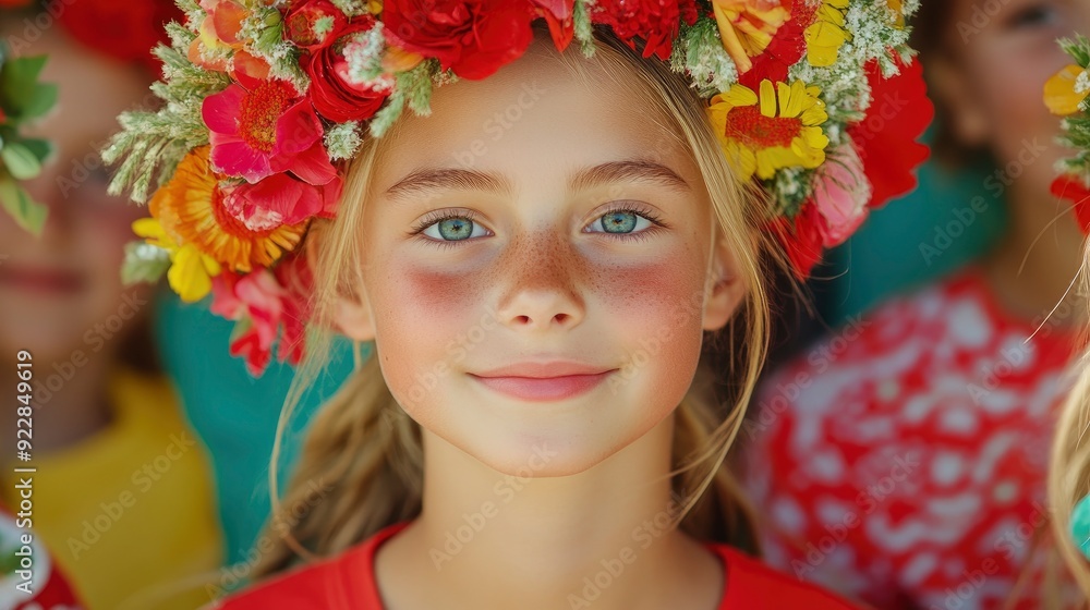 Teenage Girl Tourists Enchanted By Festive Traditions, Immersed In Cultural Wonders Teenage Girl Tourists Enchanted By Festive Traditions, Immersed In Cultural Wonders