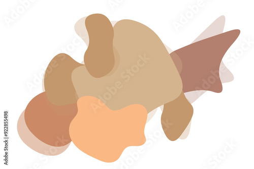 Abstract minimalist hand display background