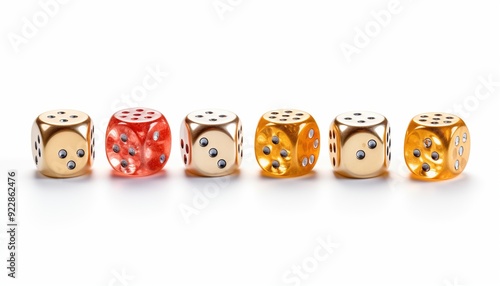 dice on white