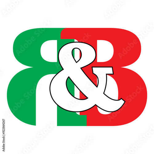 VECTOR LOGO R AND B COMBINATI...