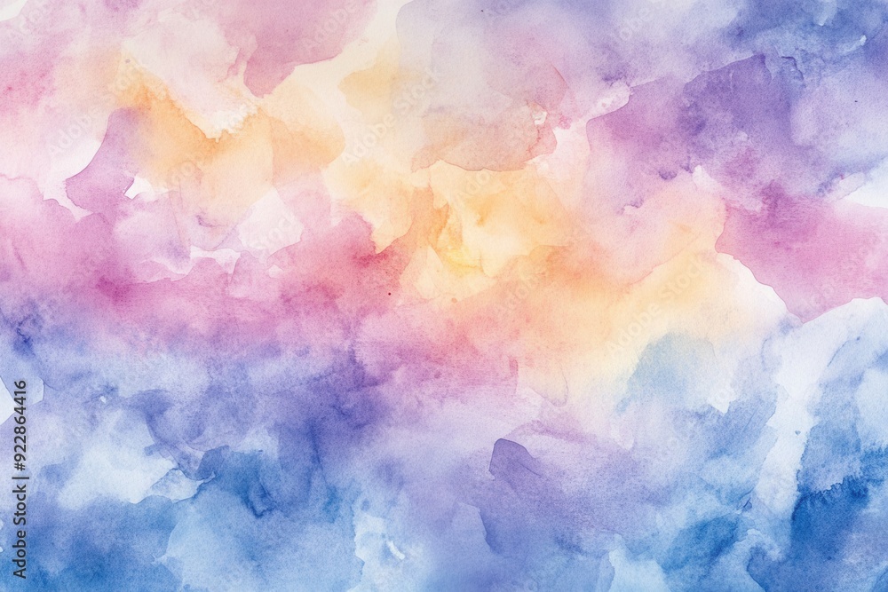 A vibrant abstract watercolor painting with a blend of soft pastel colors creating a serene and dreamy atmosphere. A vibrant abstract watercolor painting with a blend of soft pastel colors creating a serene and dreamy atmosphere.