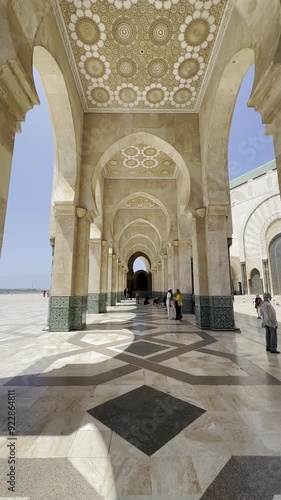 Hassan II Mosque in Casablanca, Morocco