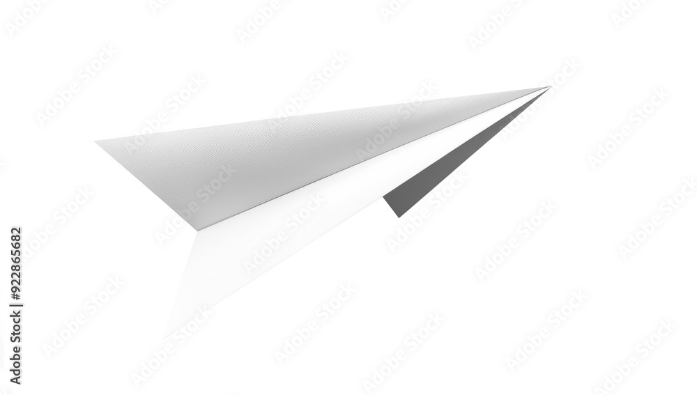Paper plane origami isolated on white Paper plane origami isolated on white