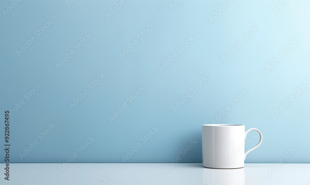 White Ceramic Coffee Mug on Table White Ceramic Coffee Mug on Table