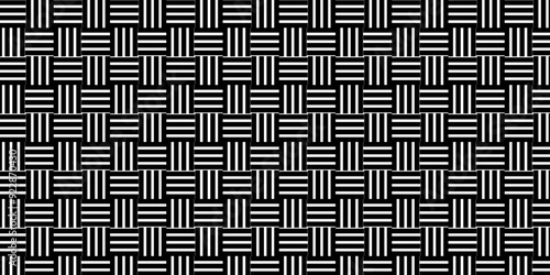 Minimal diamond vector overlapping Pattern geometric square wave line. white and gray color seamless tile stripe geometric create retro square line pattern white background.