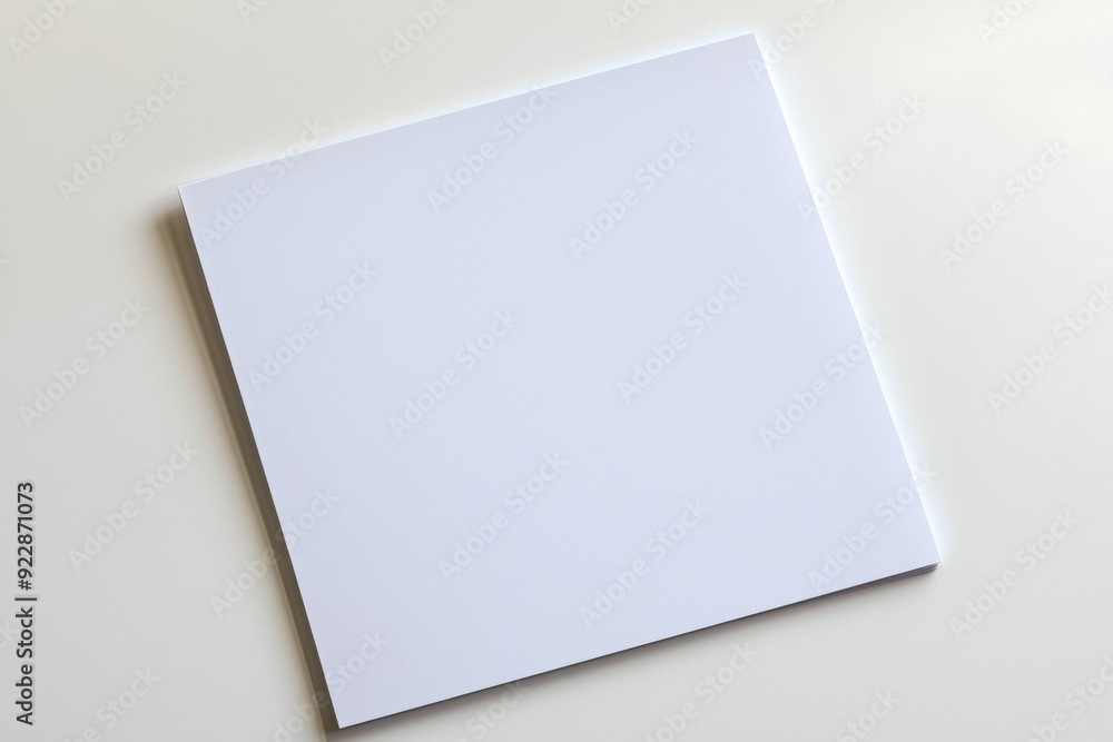 Blank A4 Paper Mockup on Isolated Background created with Generative AI