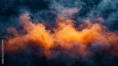 Wallpaper Mural black and yellow smoke texture background Torontodigital.ca