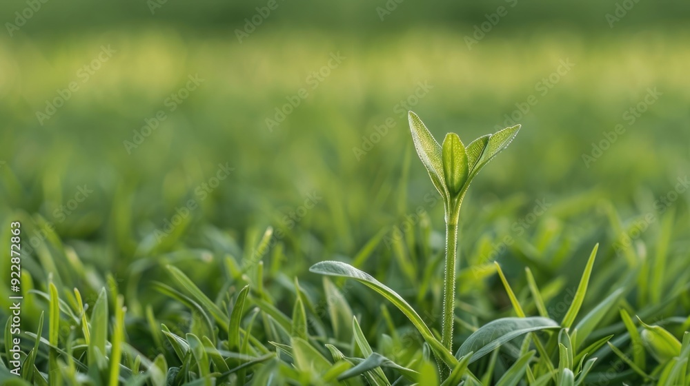 Peaceful green nature with lush foliage and plants showcasing sustainable practices and eco friendly business strategies for a greener future