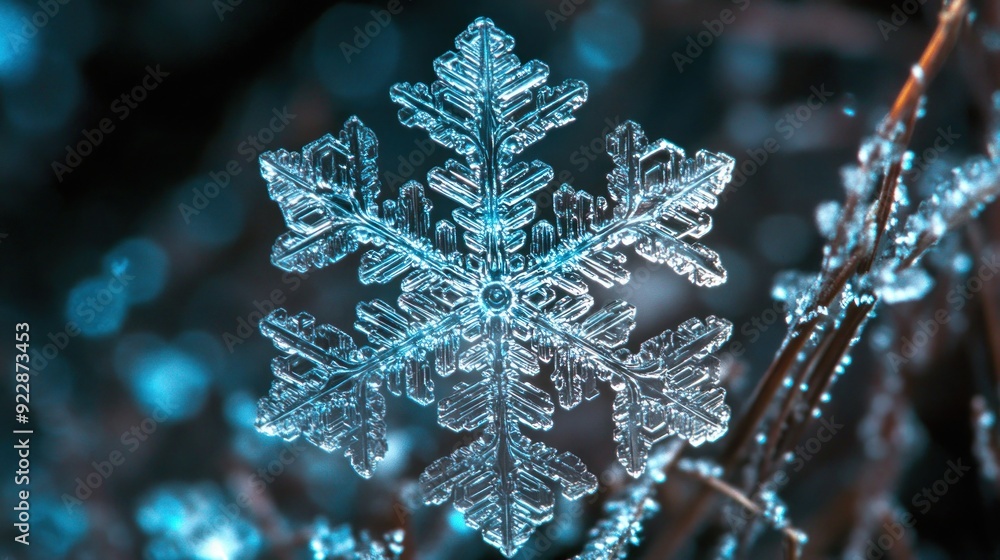 A Single Snowflake in the Winter A Single Snowflake in the Winter