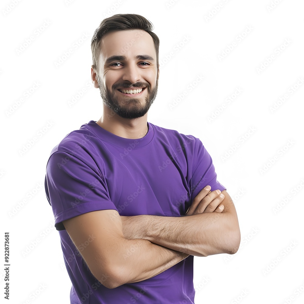 Obraz premium portrait of a man on white background 
