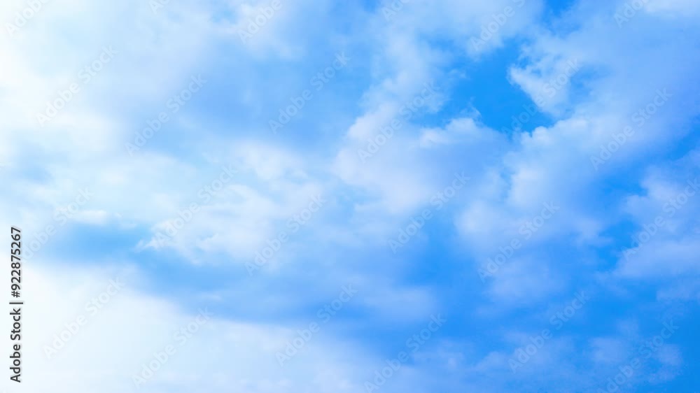 Aerial shot of beautiful blue sky with clouds floating Aerial shot of beautiful blue sky with clouds floating