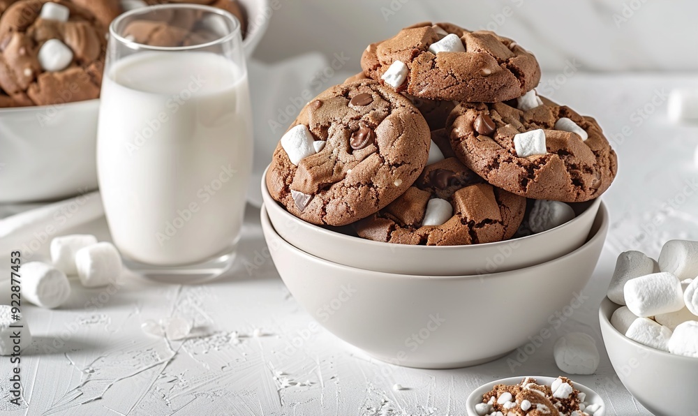 dry biscuit food with chocolate topping crunchy biscuit texture with sweet soft taste Generate AI dry biscuit food with chocolate topping crunchy biscuit texture with sweet soft taste Generate AI