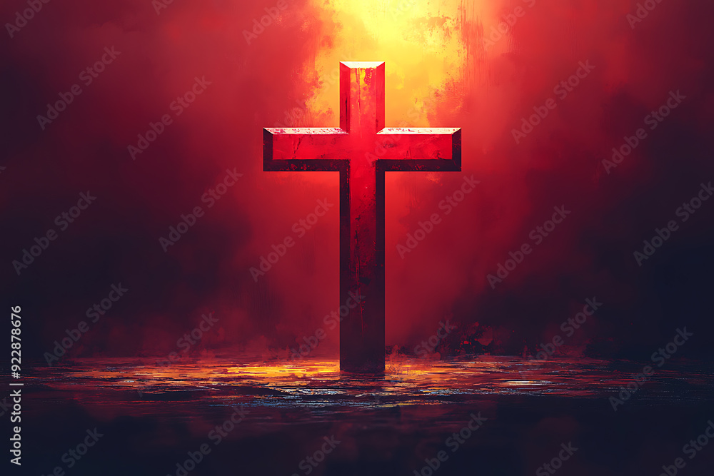 Minimalistic illustration of a black cross centered on a plain white background, emphasizing simplicity and contrast.
Minimalistic illustration of a black cross centered on a plain white background, emphasizing simplicity and contrast.