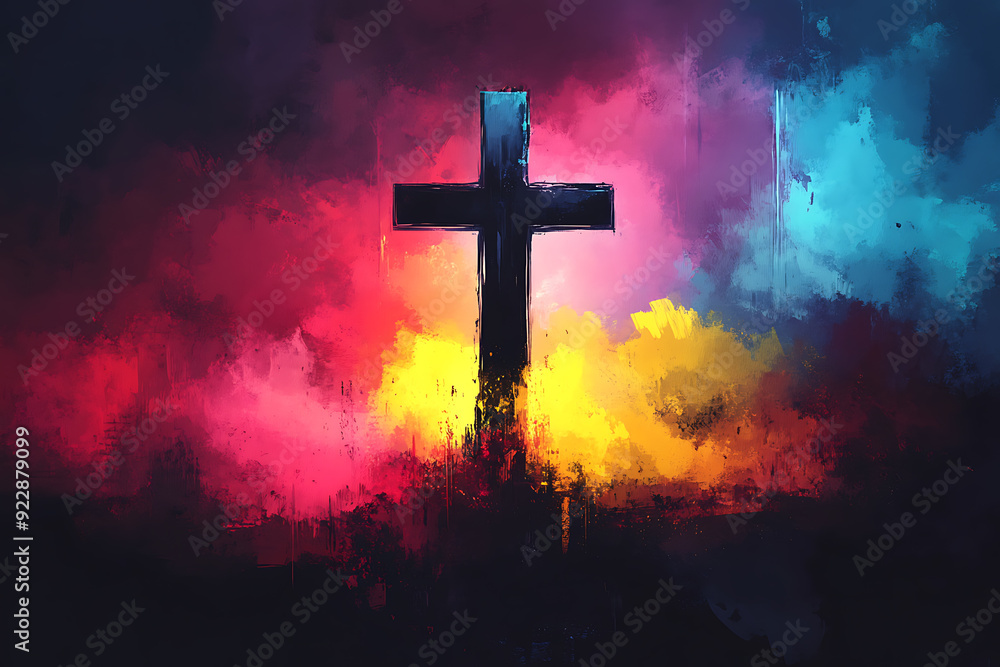 Minimalistic illustration of a cross centered on a plain , emphasizing simplicity and contrast.
Minimalistic illustration of a cross centered on a plain , emphasizing simplicity and contrast.