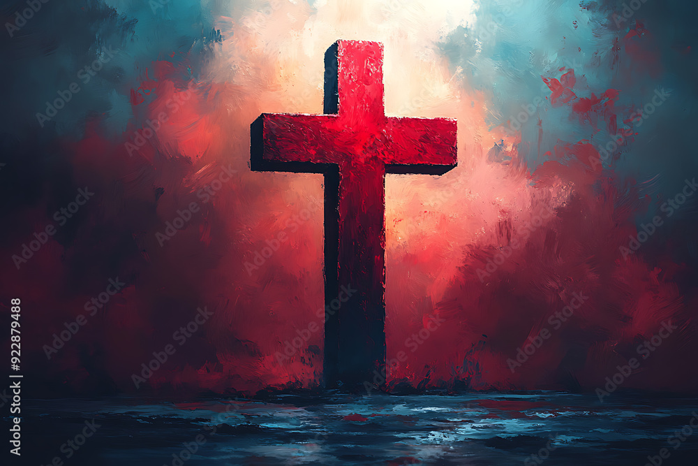 Minimalistic illustration of a cross centered on a plain , emphasizing simplicity and contrast.
Minimalistic illustration of a cross centered on a plain , emphasizing simplicity and contrast.