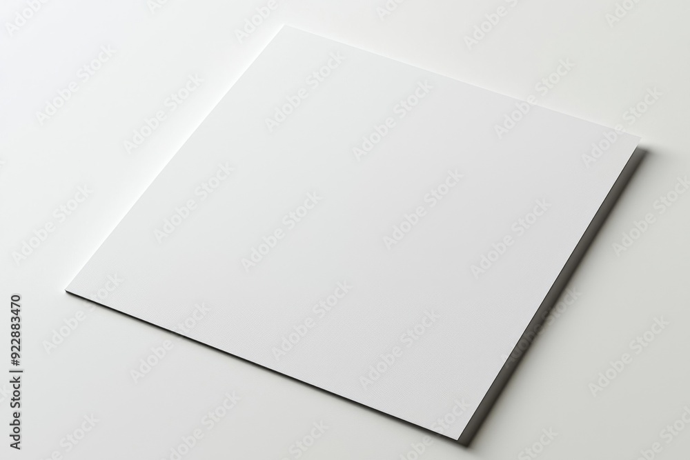 Blank A4 Paper Mockup on Isolated Background created with Generative AI Blank A4 Paper Mockup on Isolated Background created with Generative AI