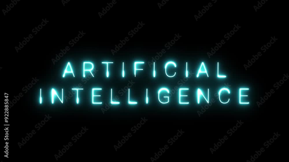 Artificial Intelligence Neon Sign Artificial Intelligence Neon Sign