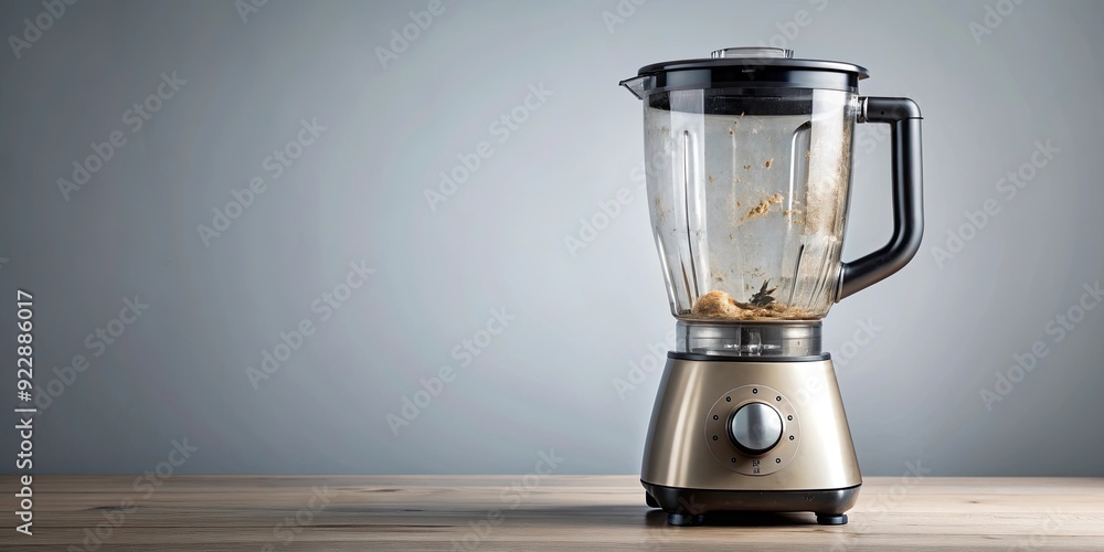 Damaged and old modern blender isolated on background, damaged, old, modern, blender, appliance, kitchen, electrical, broken Damaged and old modern blender isolated on background, damaged, old, modern, blender, appliance, kitchen, electrical, broken