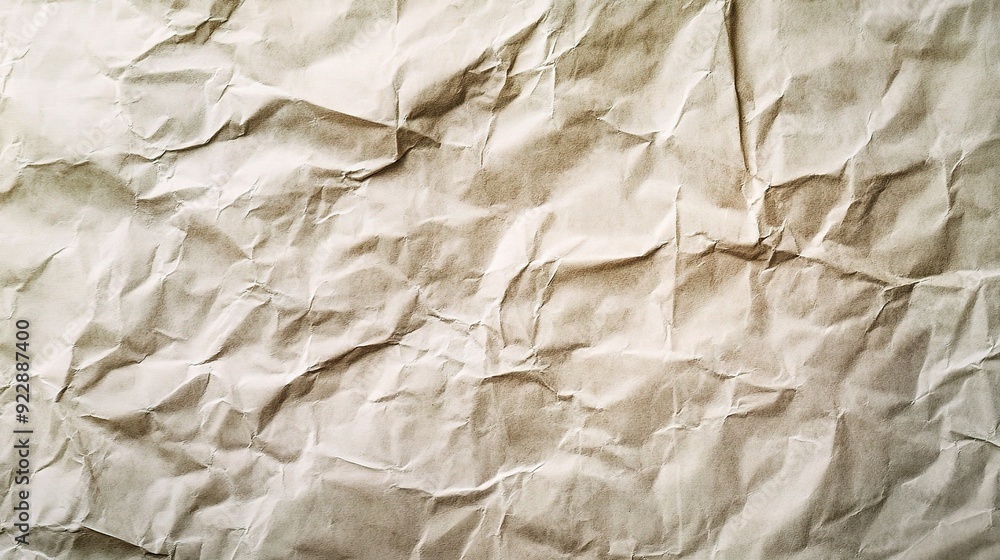 Crumpled Kraft Paper Texture Crumpled Kraft Paper Texture