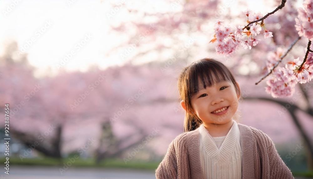 桜と笑顔の幼い少女(Cherry blossoms and a smiling young girl)
桜と笑顔の幼い少女(Cherry blossoms and a smiling young girl)