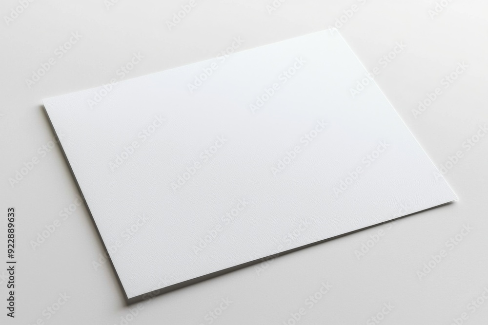 Blank A4 Paper Mockup on Isolated Background created with Generative AI Blank A4 Paper Mockup on Isolated Background created with Generative AI