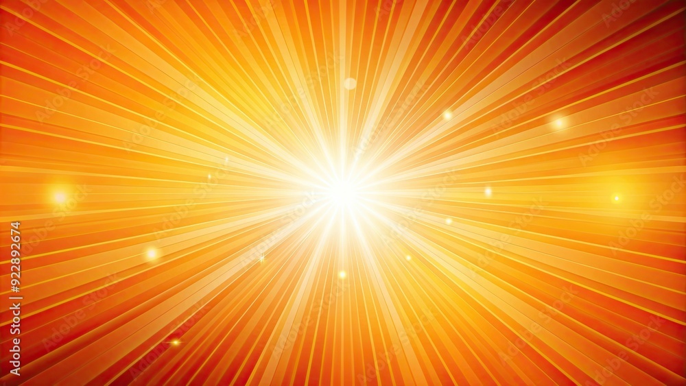 Abstract orange background with sun rays , vibrant, radiating, beam, sunny, modern, abstract, design, summer, glowing Abstract orange background with sun rays , vibrant, radiating, beam, sunny, modern, abstract, design, summer, glowing