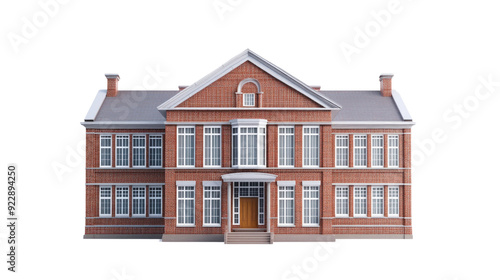 School building transparent background