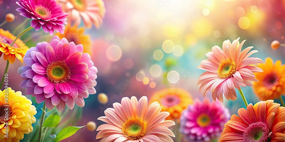 Fototapeta premium Beautiful flower background with vibrant colors and delicate petals, flowers, nature, beauty, botany, flora, garden