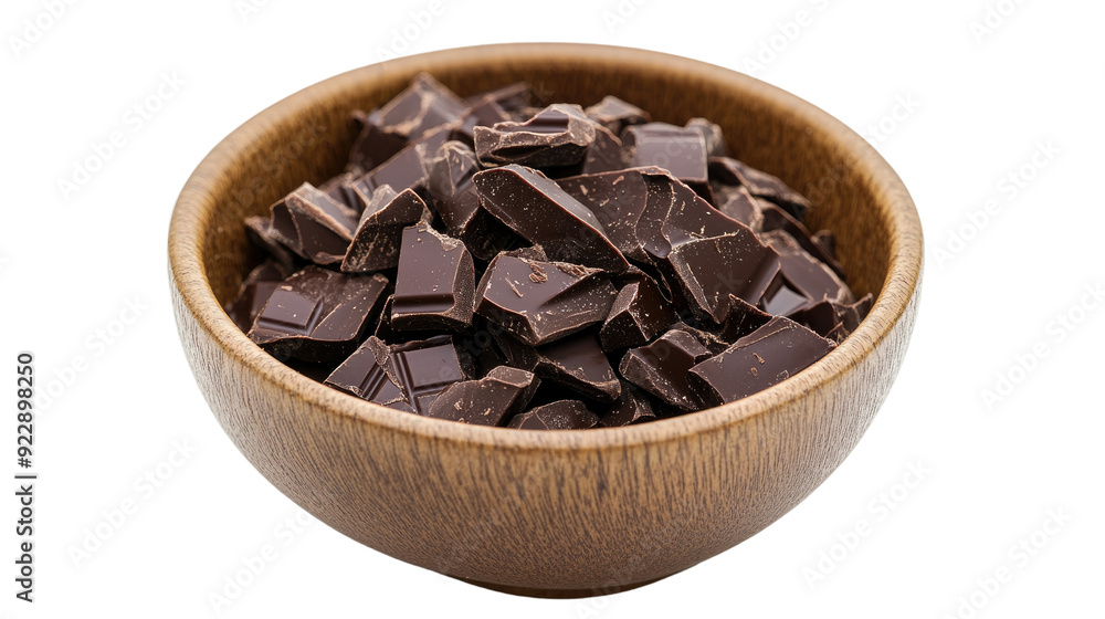 Bowl with chocolate transparent background Bowl with chocolate transparent background