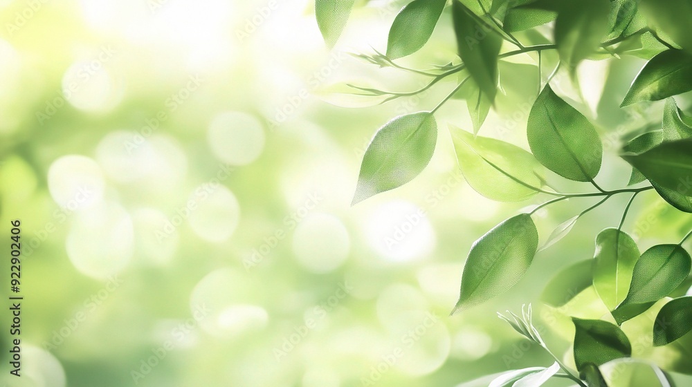 Sun-Kissed Serenity: Fresh green leaves glow in the warm sunlight, a bokeh backdrop of nature's tranquility. Sun-Kissed Serenity: Fresh green leaves glow in the warm sunlight, a bokeh backdrop of nature's tranquility.