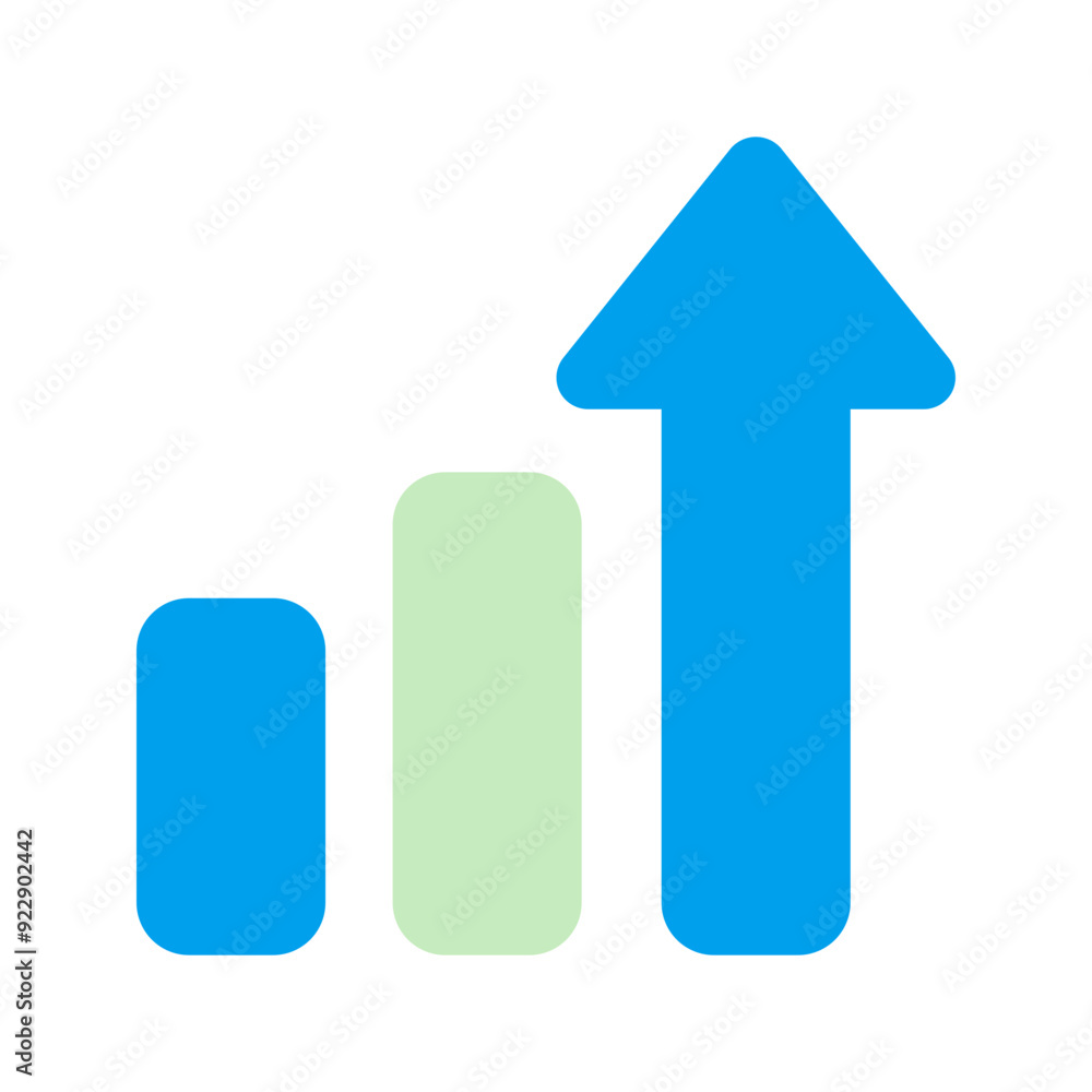 growth duo tone icon growth duo tone icon
