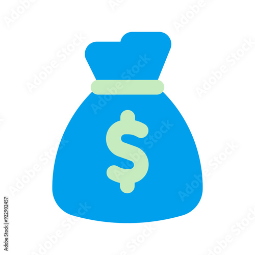 money bag duo tone icon
