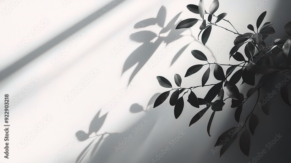 Shadow Play: Sunlight and Leaves 