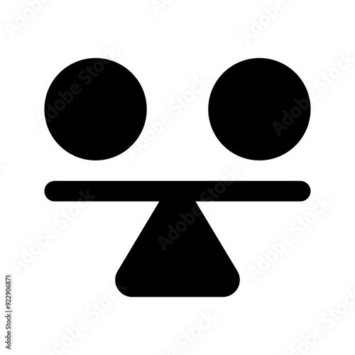 balance glyph icon