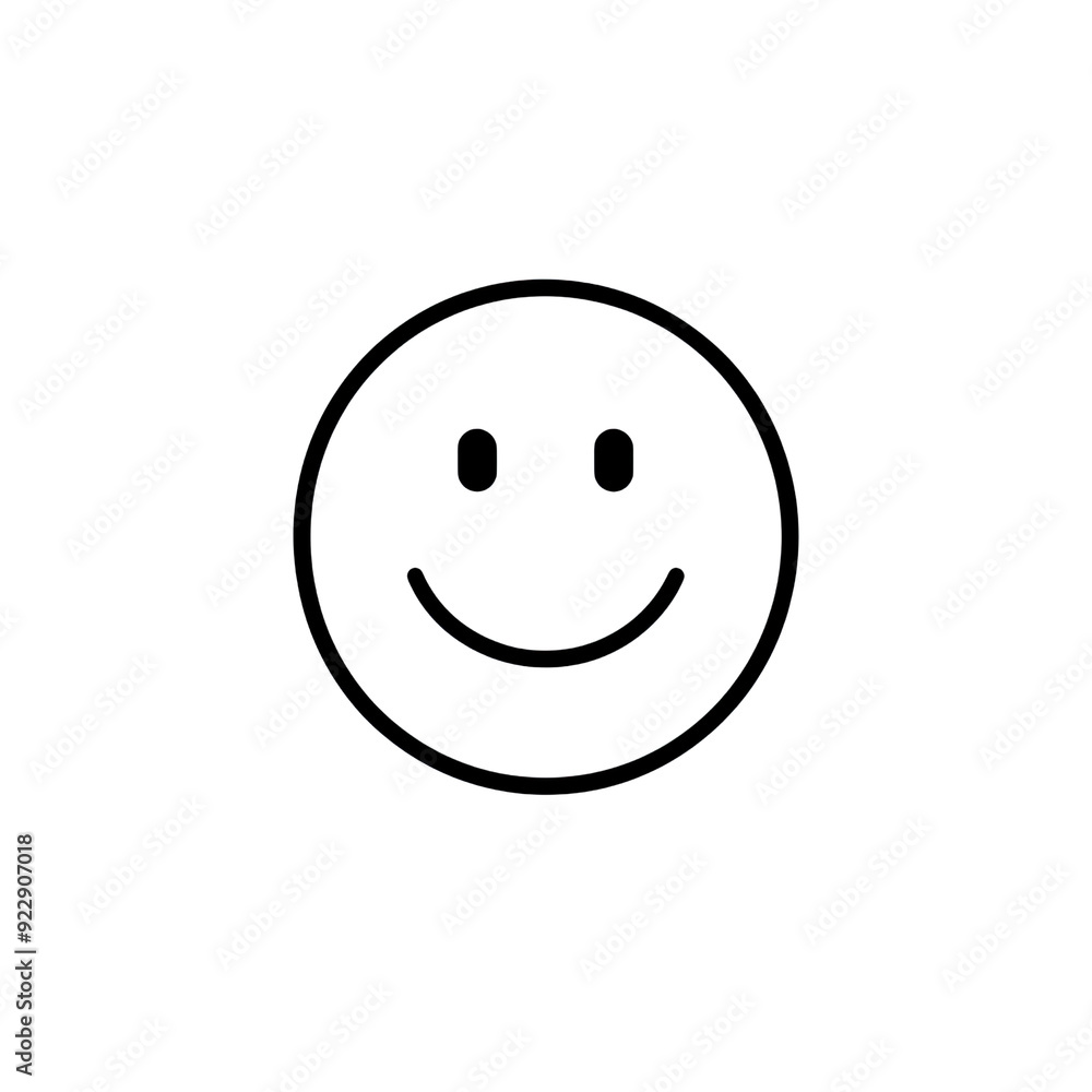 Smile Emoji illustration isolated No Background, Generative AI Smile Emoji illustration isolated No Background, Generative AI