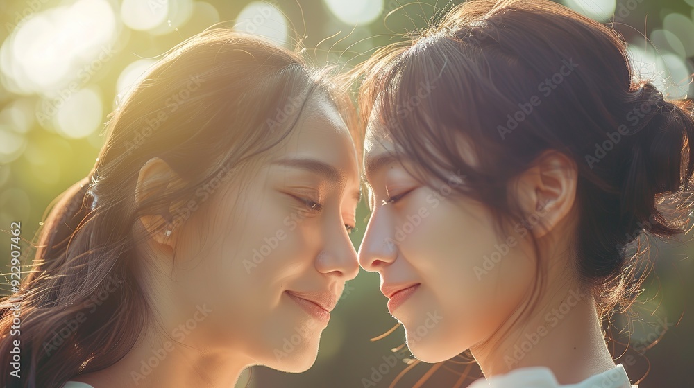 portrait of asian mother and daughter anti aging concept image portrait of asian mother and daughter anti aging concept image