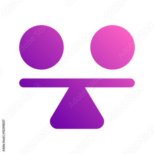 balance gradient icon