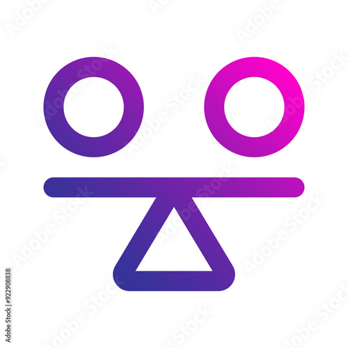 balance gradient icon