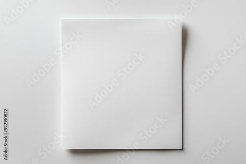 Blank A4 Paper Mockup on Isolated Background created with Generative AI