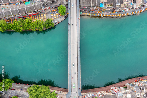 Ancient town, Zhenyuan County, Qiandongnan Miao and Dong Autonomous Prefecture, Guizhou Province, China photo