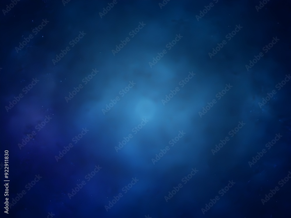 Fototapeta premium Dark Blue Grainy Texture Gradient Background for Abstract and Digital Designs