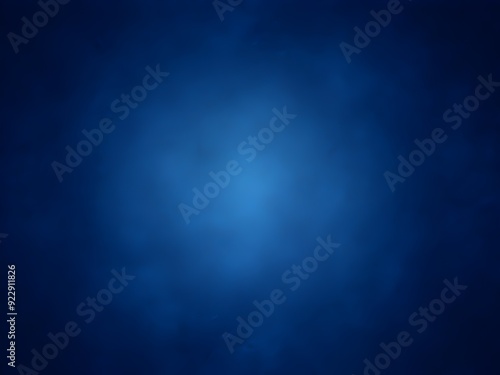 Dark Blue Grainy Texture Gradient Background for Abstract and Digital Designs
